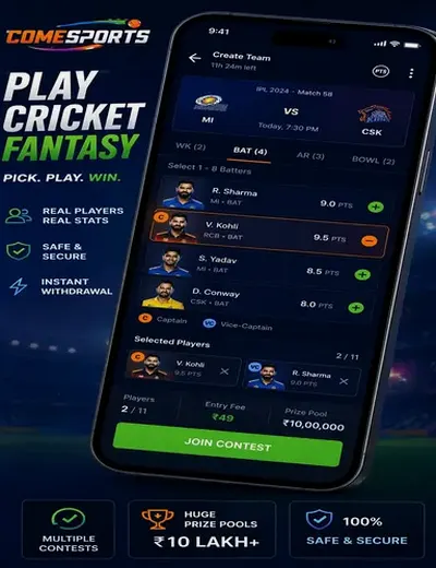 Www6kbet (6 kbet) fantasy cricket & matchday visual 2